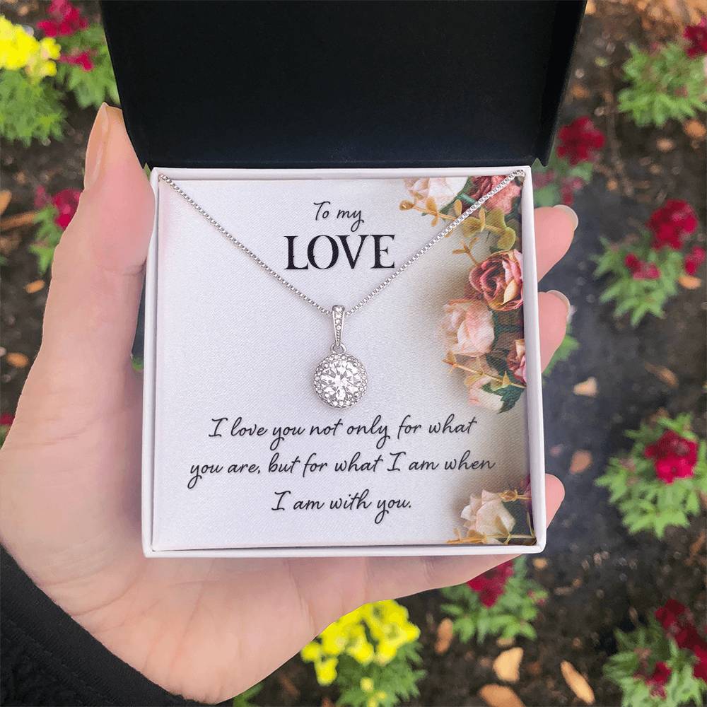 Anniversary Gift for Love from Husband - Sweet Romantic Jewelry for Valentine’s Day - Eternal Hope Necklace