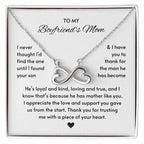 Heartfelt Gift for Boyfriend's Mom - I never thought I'd find the one until I found your son - Endless Love Necklace