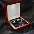 Men’s Cuban Link Necklace, Gift for Son from Mom, Fashionable Jewelry for Birthdays & Celebrations