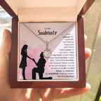 To My Soulmate Necklace - Romantic Soulmate Gift for Her for Christmas & Holiday Gifting - Eternal Hope Necklace
