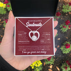 To My Beautiful Soulmate Necklace - Soulmate Necklace Gift for Her for Celebration Days - Eternal Hope Necklace