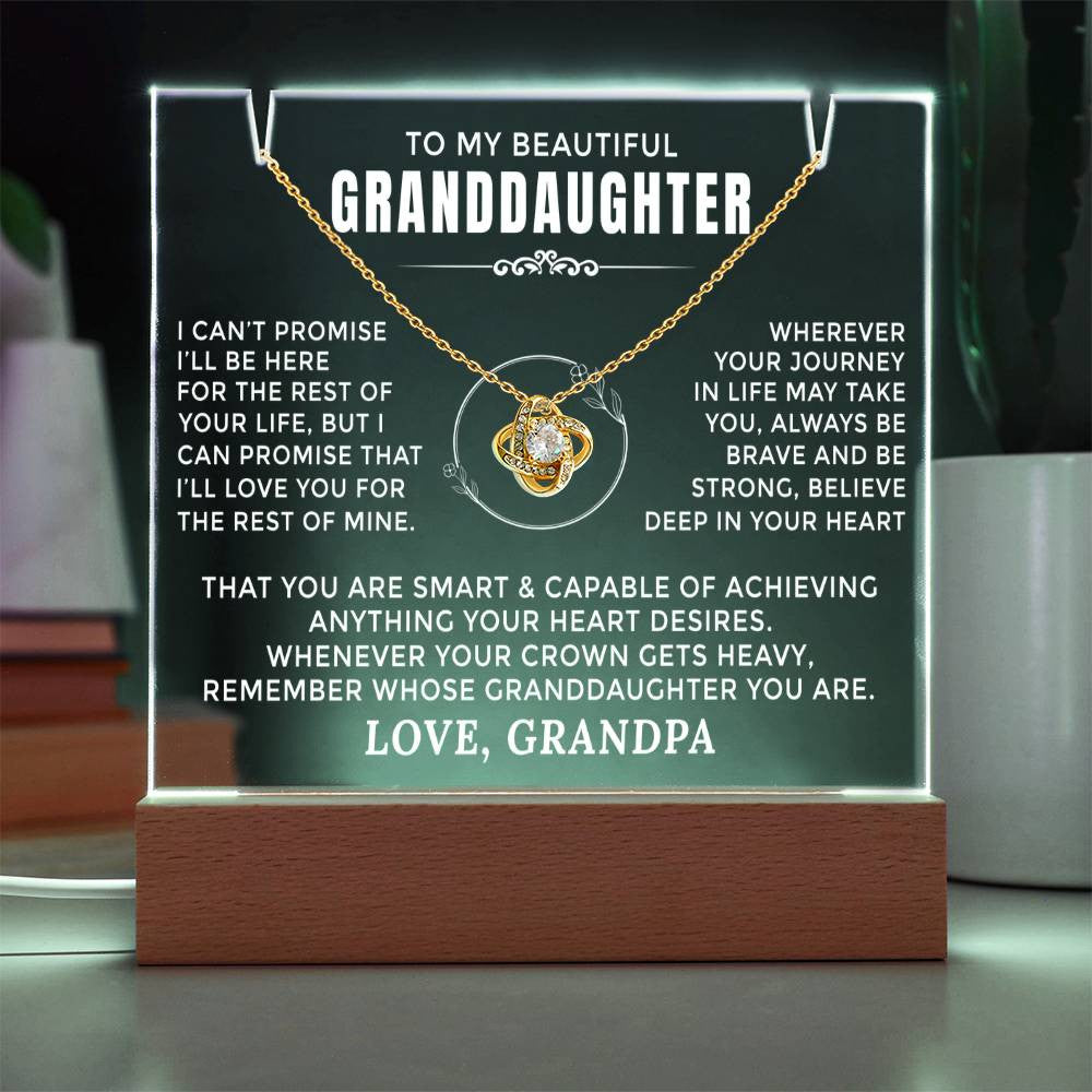 Heartfelt Keepsake Gift for Granddaughter from Grandpa - tfg