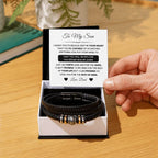 Dad to Son Bracelet – High School Graduation, Birthday Gift – Love You Forever Bracelet