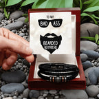 To My Bearded Boyfriend - Love You Forever Bracelet
