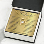 To My Soulmate Necklace - Special Gift for Birthday & Valentine’s Day - Forever Love Necklace