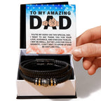 To My Amazing Dad - You're my hero - Gift for Dad - Love You Forever Bracelet