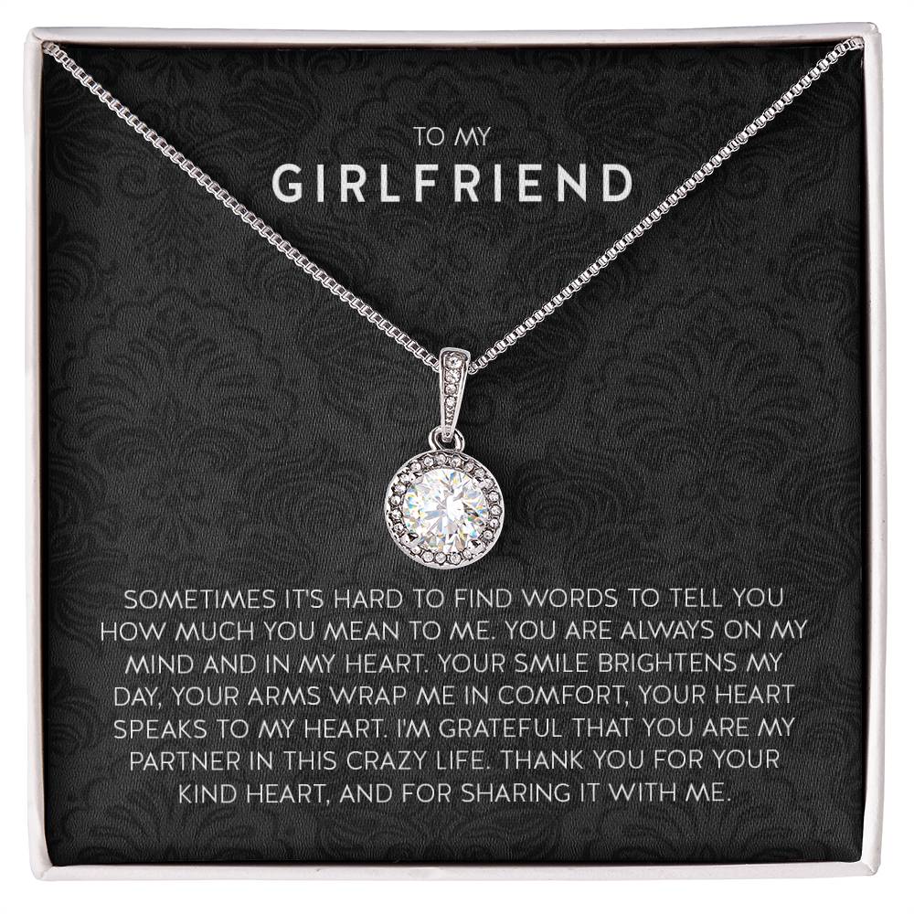 To My Girlfriend Necklace - Romantic Jewelry Gift for Christmas, Valentine’s Day & Surprises - Eternal Hope Necklace