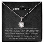 To My Girlfriend Necklace - Romantic Jewelry Gift for Christmas, Valentine’s Day & Surprises - Eternal Hope Necklace