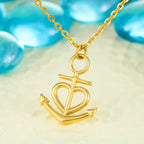 To The Love Of My Life - Anchor Pendant Necklace - When I say I love you more Gift for Soulmate