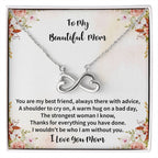 To My Beautiful Mom - You're My Best Friend - Endless Love Necklace - Best Gift for Mom