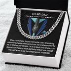 To My Dad - You're The Best - Cuban Link Chain - Father's Day Gift