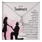 To My Soulmate Necklace - Soulmate Jewelry for Valentine’s Day & Gifts for Her - Alluring Beauty Necklace