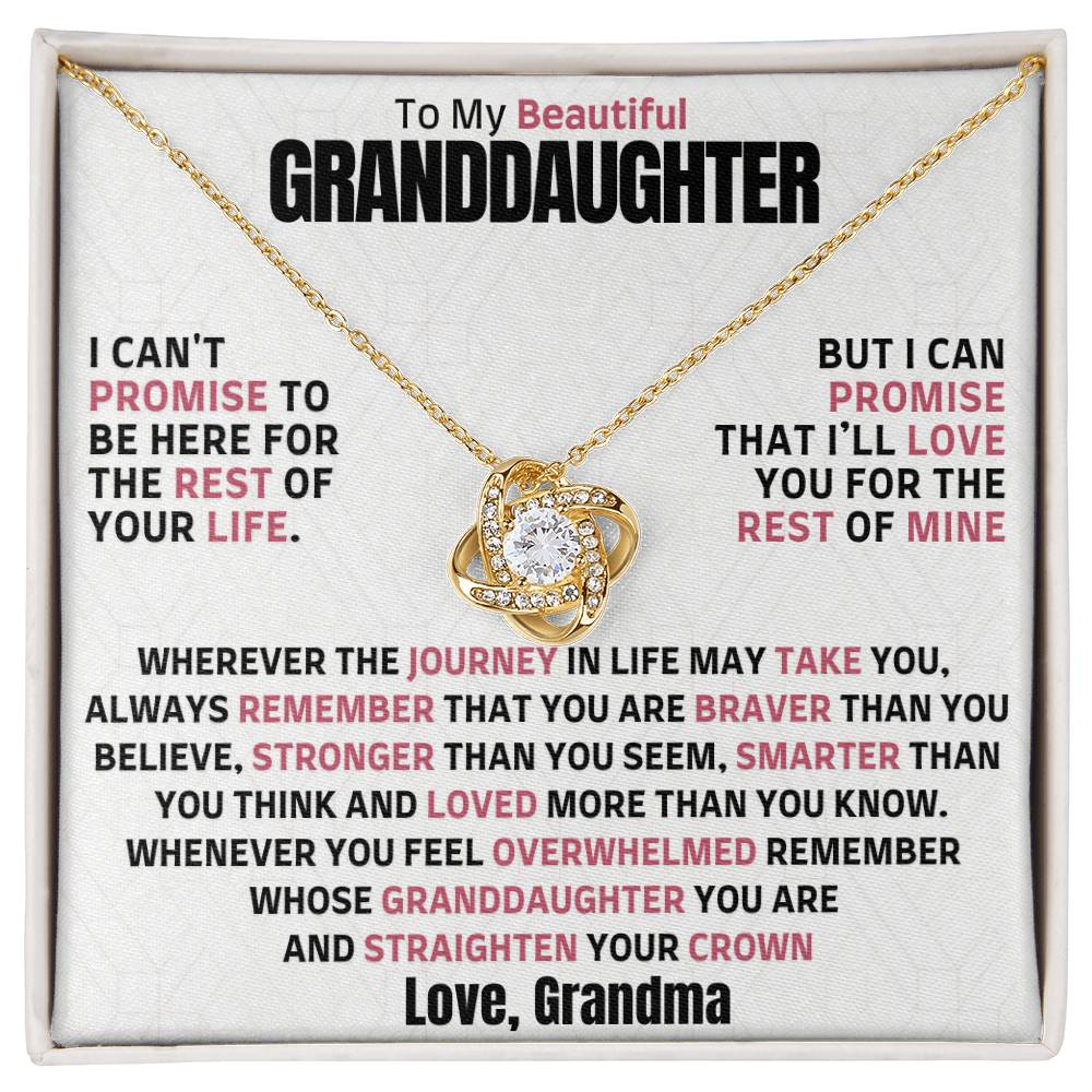 Heartfelt Gift for Granddaughter from Grandma - Loved more than you know