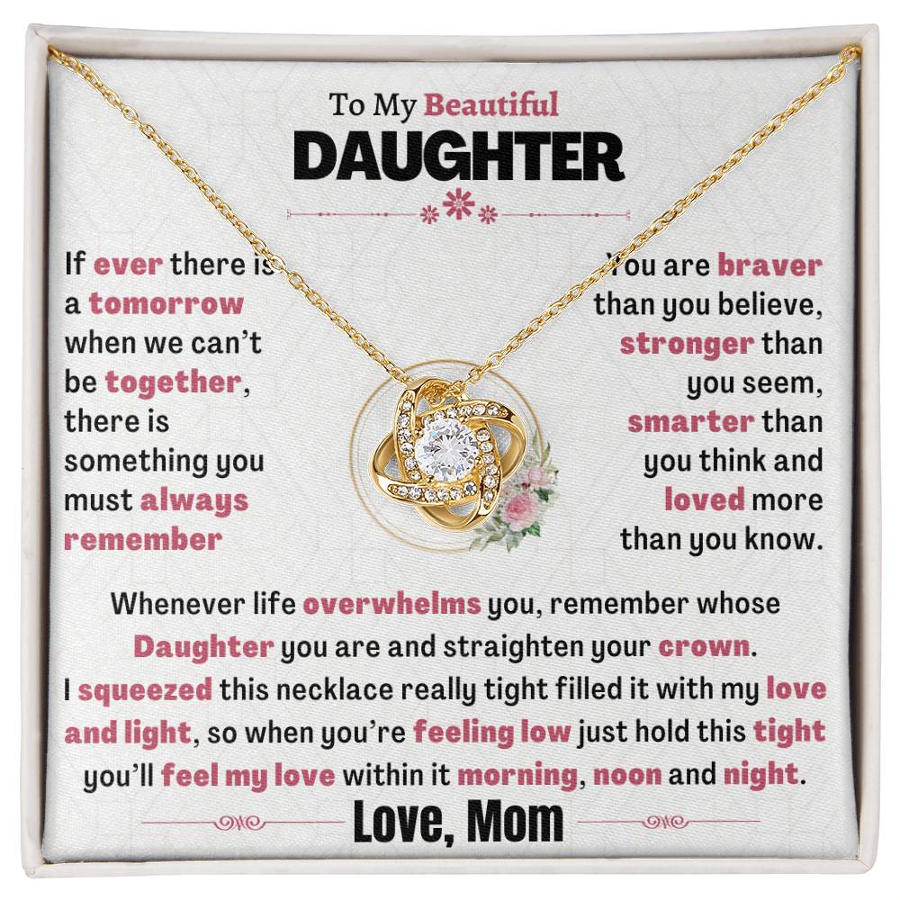 Beautiful Gift for Daughter from Mom - Hold this close - FGH