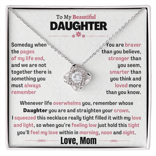 Beautiful Heartfelt Gift for Daughter from Mom - Morning, Noon and night  - FGH