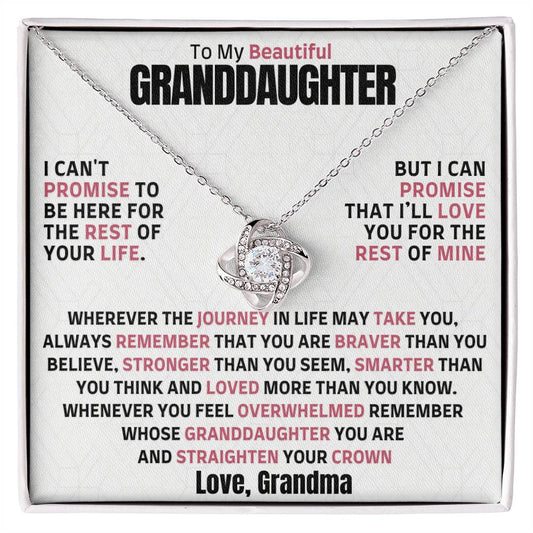 Heartfelt Gift for Granddaughter from Grandma - Loved more than you know