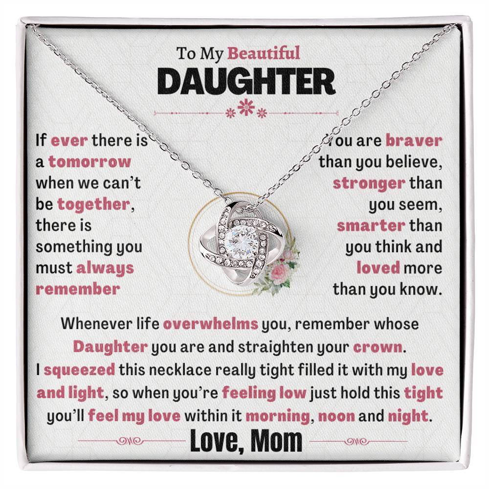 Beautiful Gift for Daughter from Mom - Hold this close - FGH