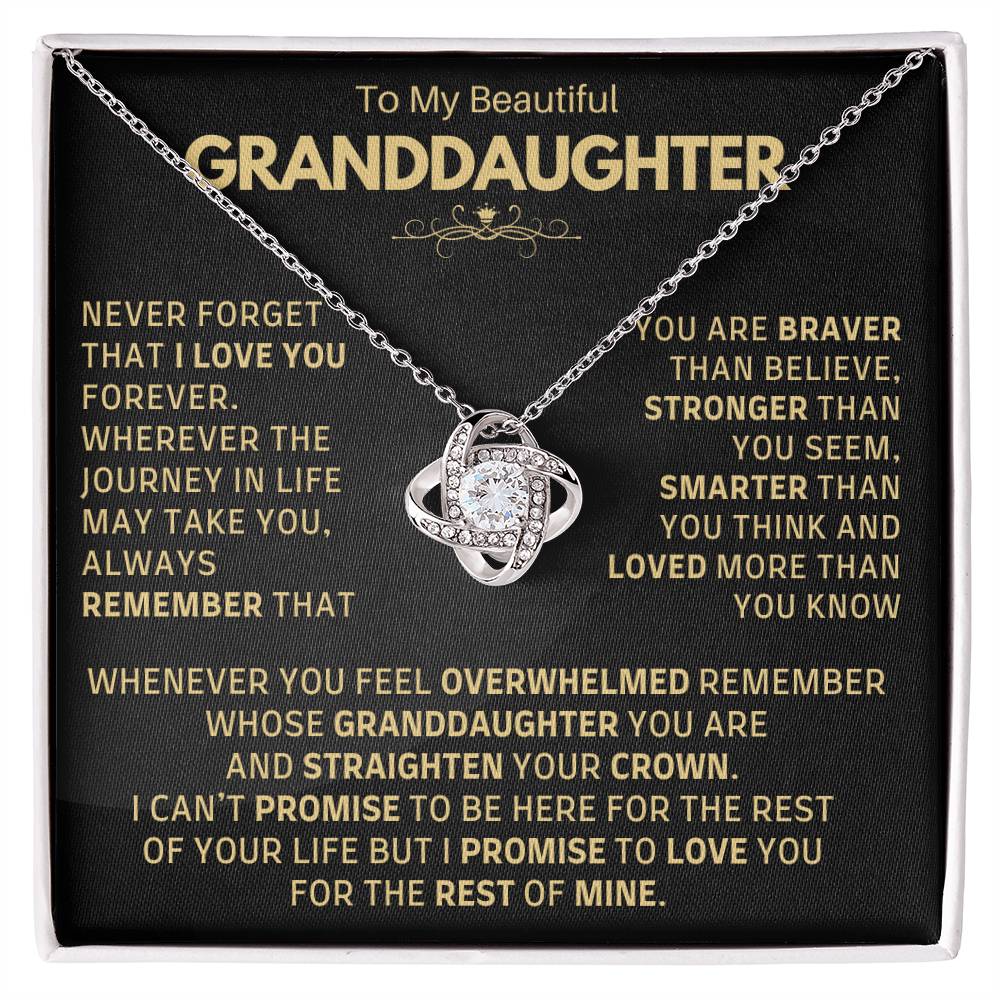 Heartfelt Gift for Granddaughter - I LOVE YOU - TFG