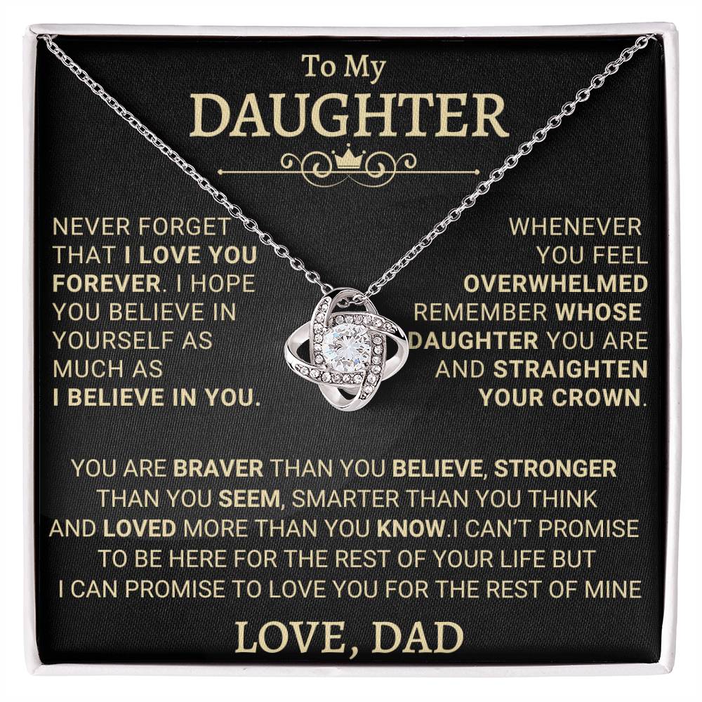Beautiful Gift for Daughter from DAD - Promise