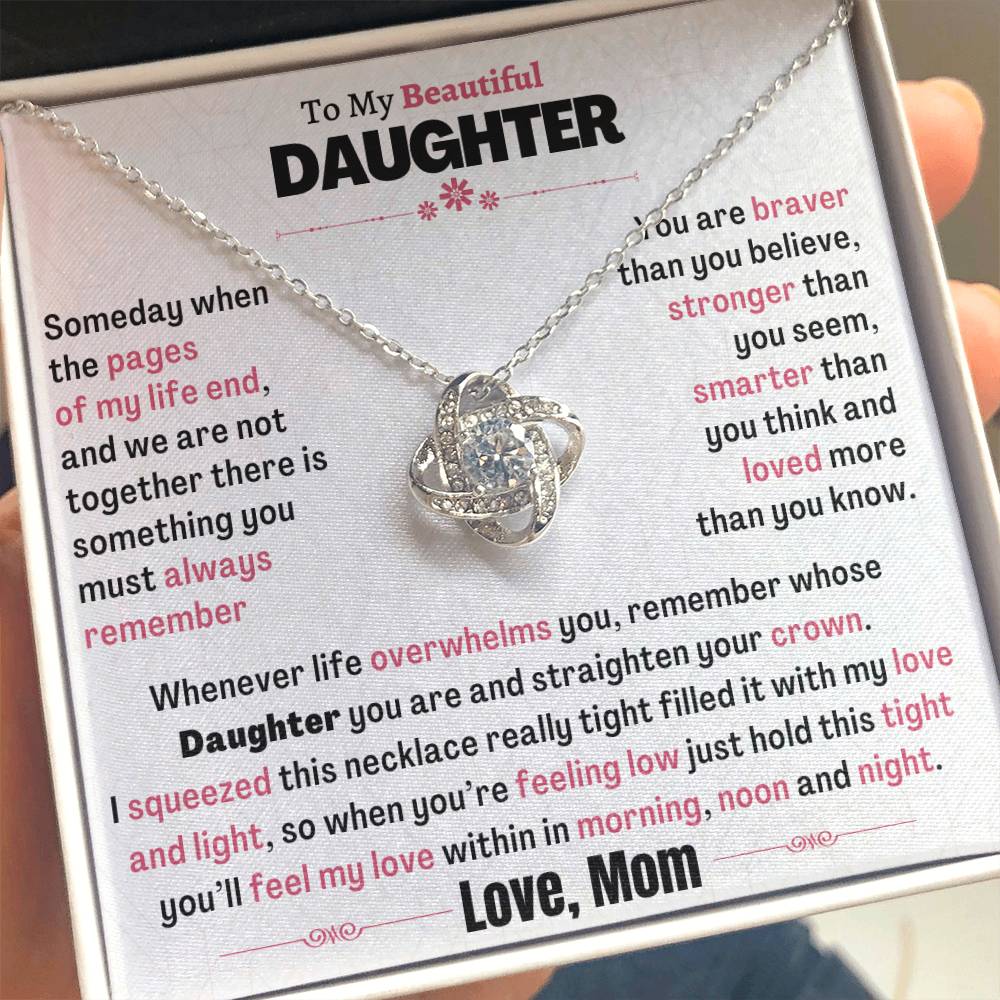 Beautiful Heartfelt Gift for Daughter from Mom - Morning, Noon and night