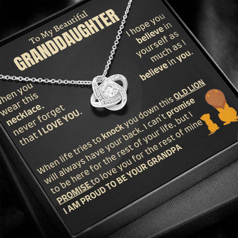 Heartfelt Gift for Granddaughter from Grandpa - I am proud to be your Grandpa - LKB - FGH