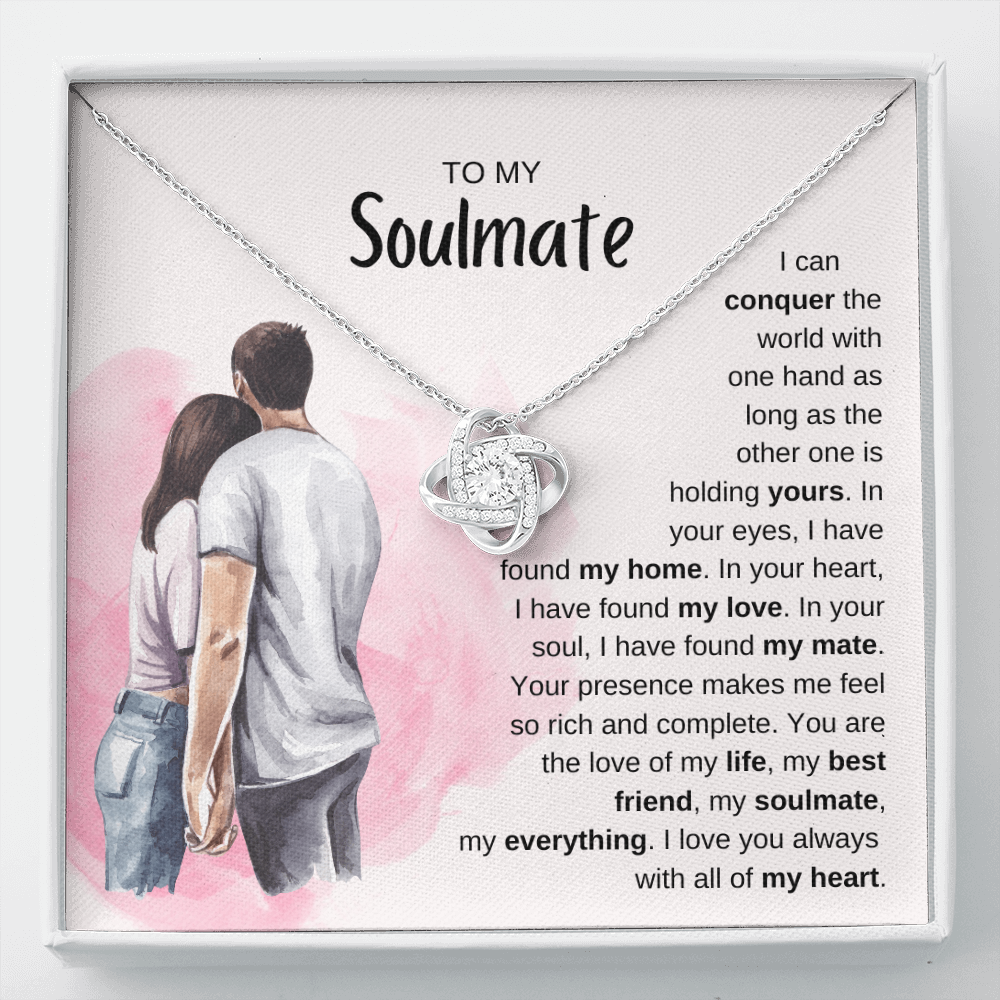 To My Soulmate - You're My Everything Necklace Gift Set
