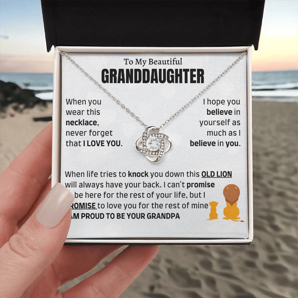 Heartfelt Gift for Granddaughter from Grandpa - Proud to be your Grandpa - LK