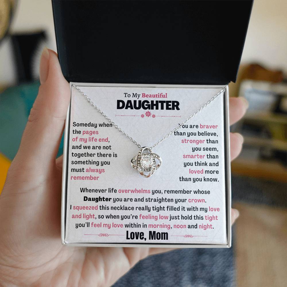 Beautiful Heartfelt Gift for Daughter from Mom - Morning, Noon and night  - FGH