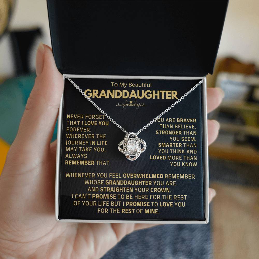 Heartfelt Gift for Granddaughter - I LOVE YOU - TFG