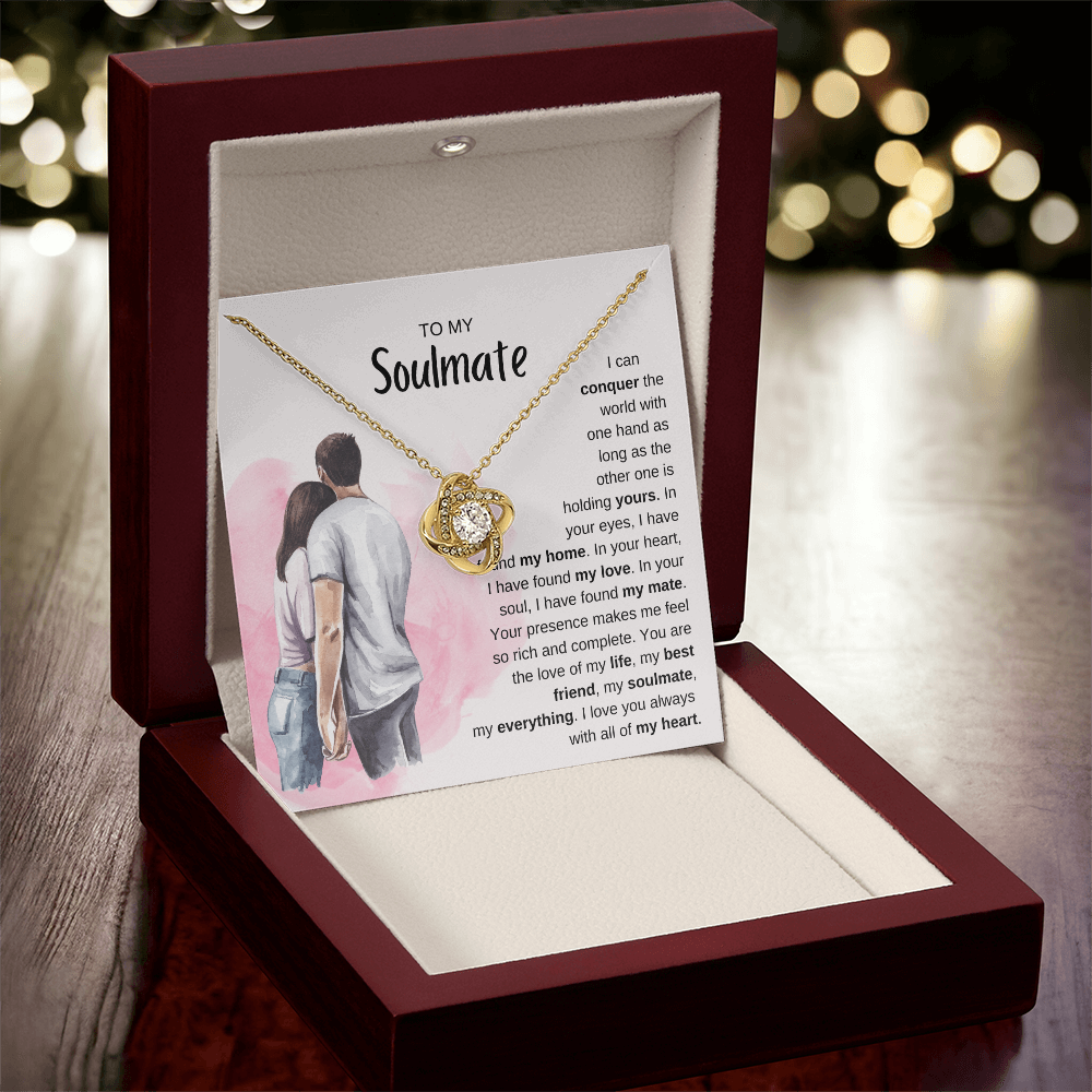 To My Soulmate - You're My Everything Necklace Gift Set