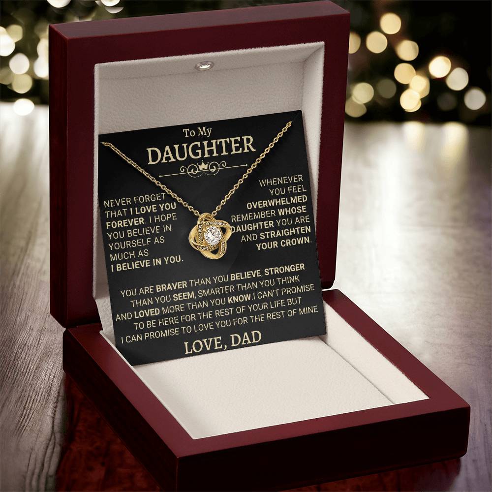 Beautiful Gift for Daughter from DAD - Promise