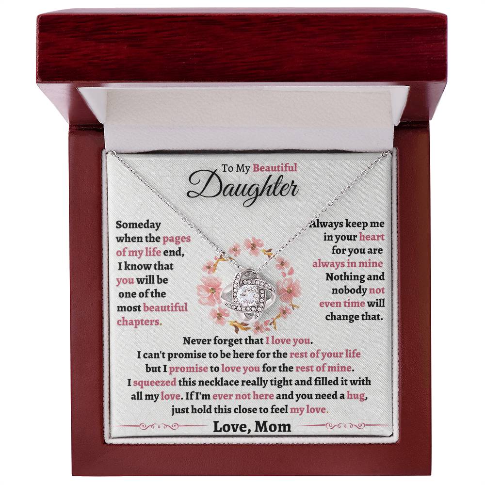 Heartfelt Gift for Daughter from Mom - Never forget that I Love You - FGH