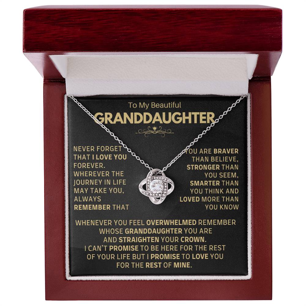 Heartfelt Gift for Granddaughter - I LOVE YOU - TFG