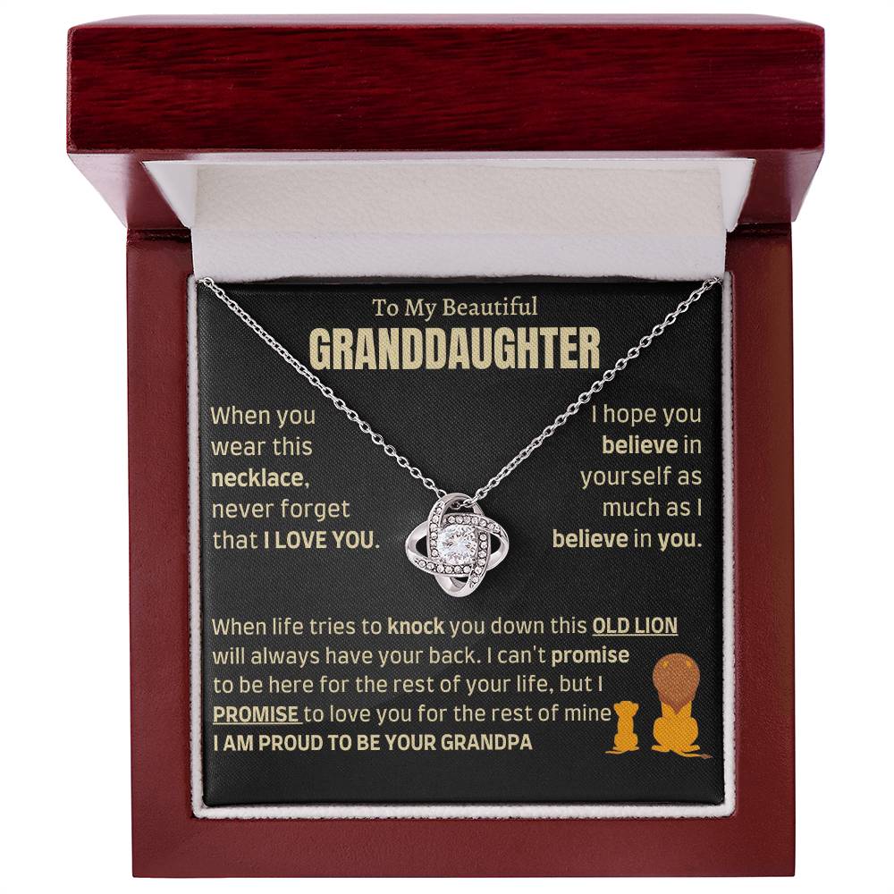 Heartfelt Gift for Granddaughter from Grandpa - I am proud to be your Grandpa - LKB - FGH