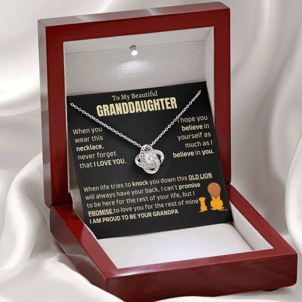 Heartfelt Gift for Granddaughter from Grandpa - I am proud to be your Grandpa - LKB - FGH