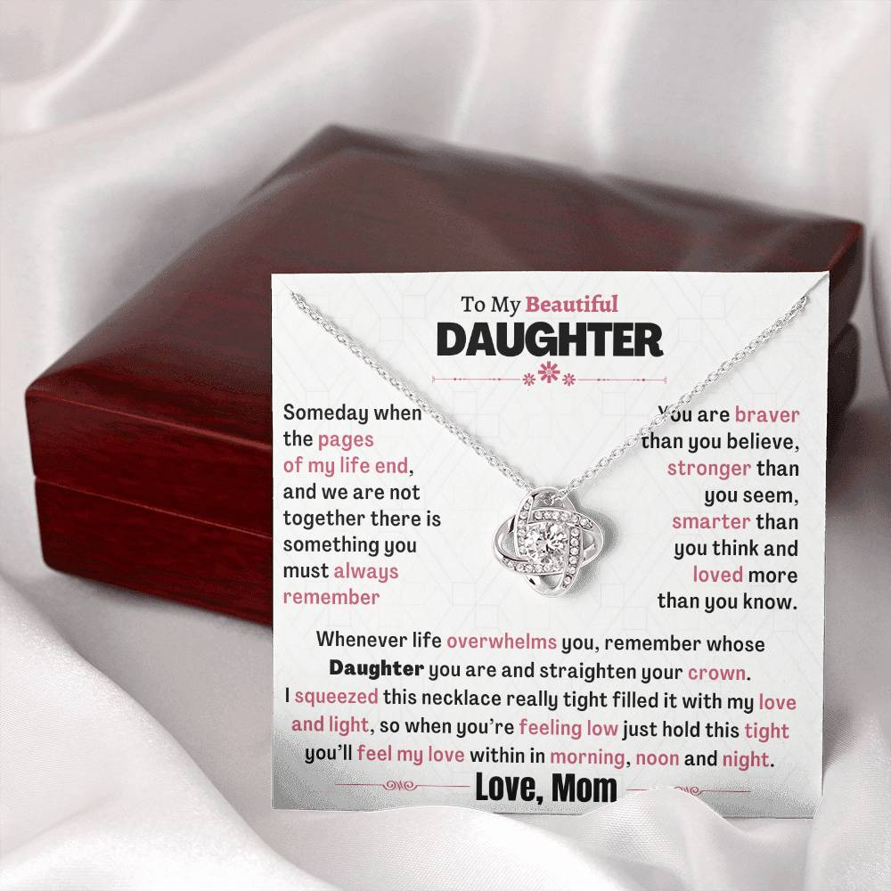 Beautiful Heartfelt Gift for Daughter from Mom - Morning, Noon and night  - FGH