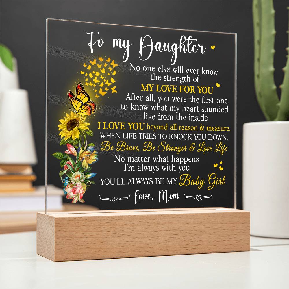 Beautiful Gift for Daughter from Mom - Baby Girl - FGH