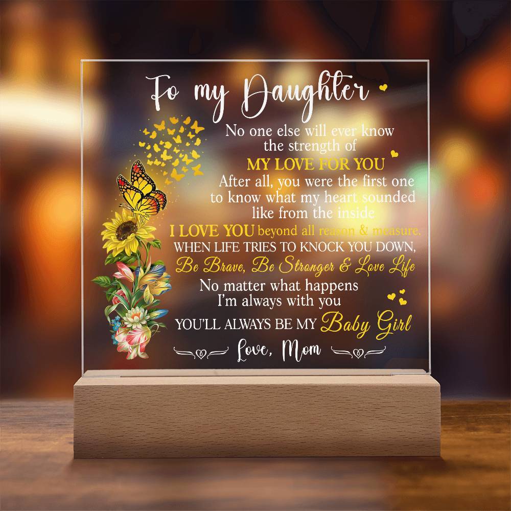 Beautiful Gift for Daughter from Mom - Baby Girl - FGH