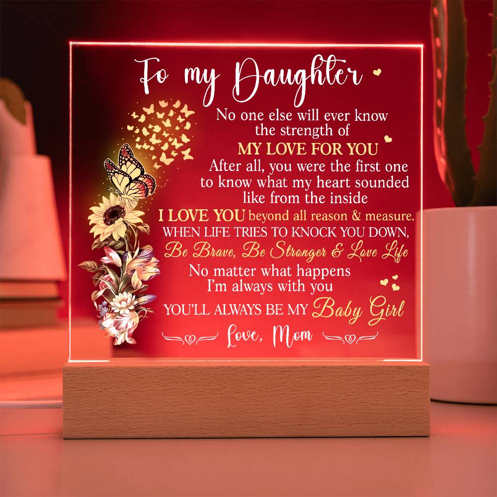 Beautiful Gift for Daughter from Mom - Baby Girl - FGH