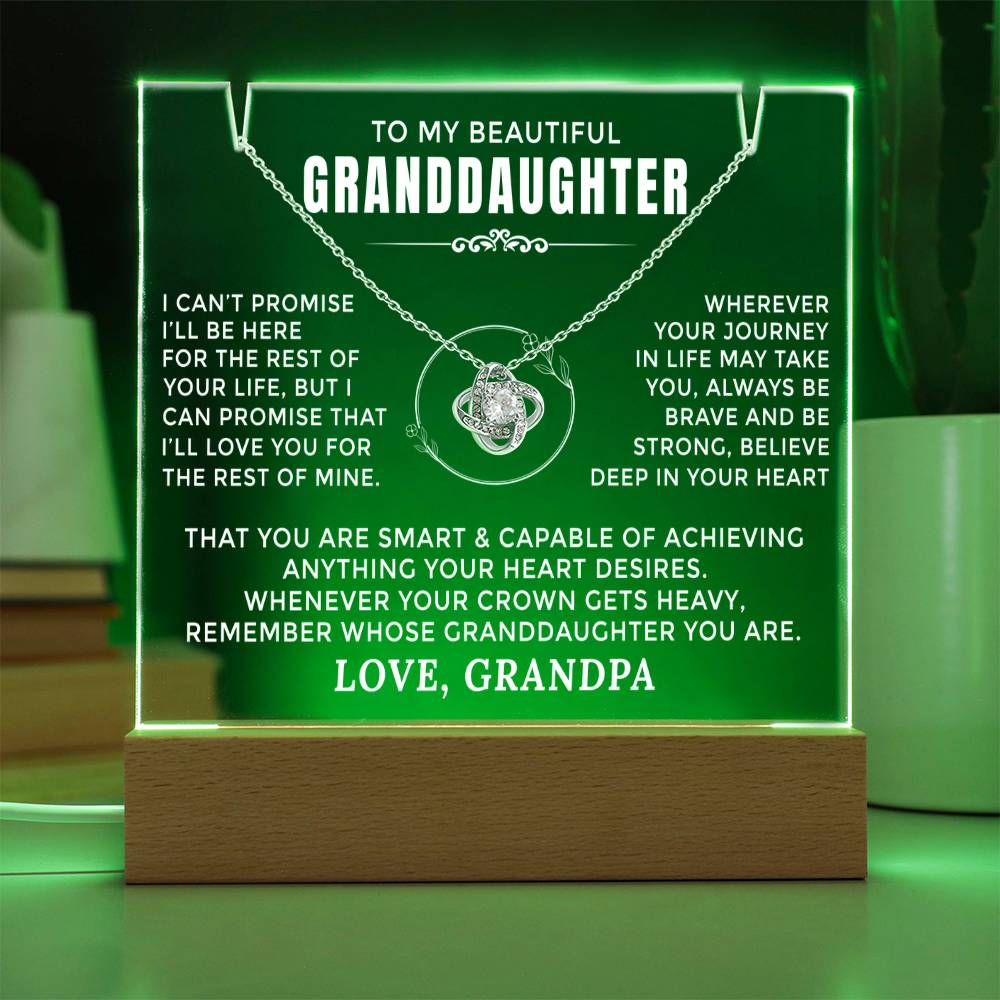 Heartfelt Keepsake Gift for Granddaughter from Grandpa - tfg