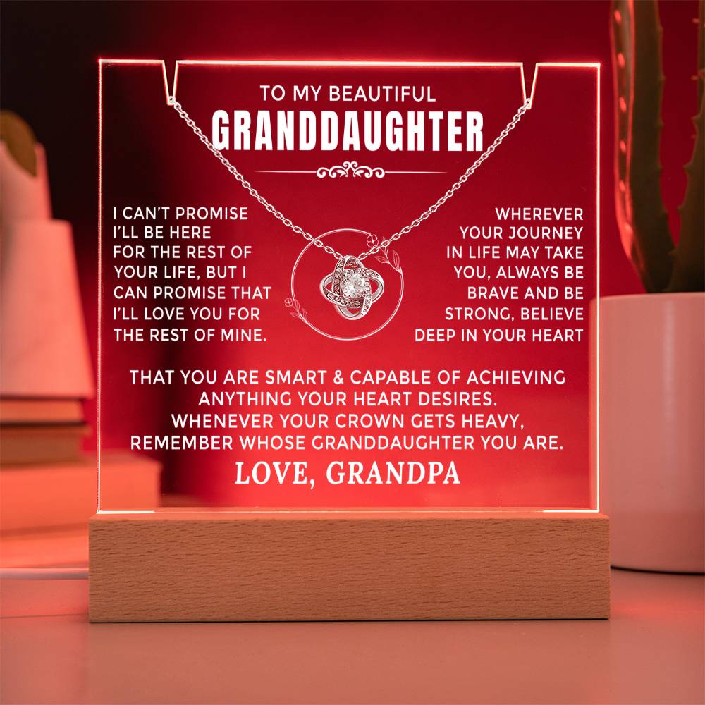 Heartfelt Keepsake Gift for Granddaughter from Grandpa - tfg