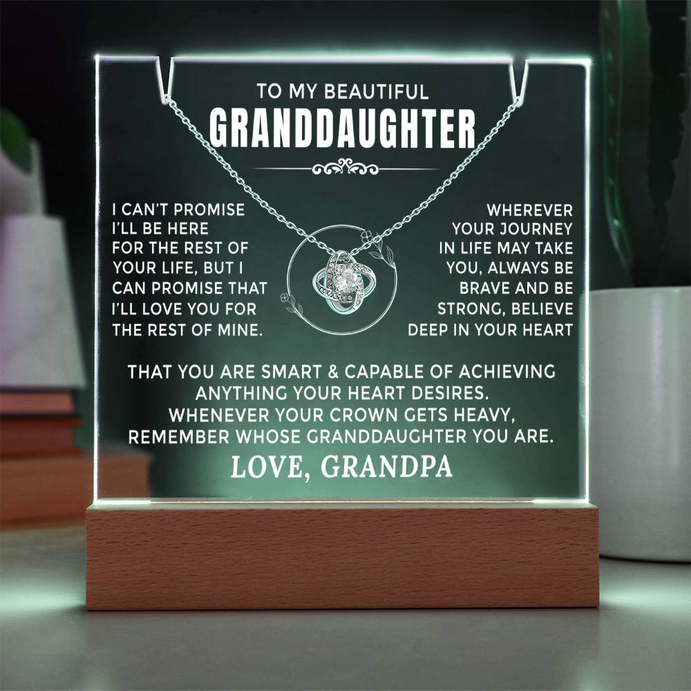 Heartfelt Keepsake Gift for Granddaughter from Grandpa - tfg