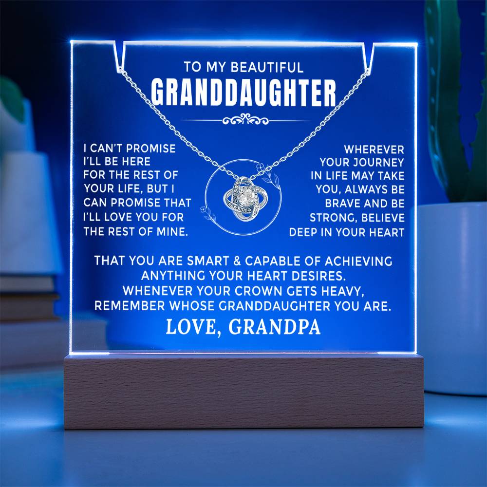 Heartfelt Keepsake Gift for Granddaughter from Grandpa - tfg