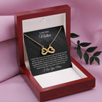 To My Dear Mom - A mom like you is the sweetest gift - Endless Love Necklace - Unique Gift for Mom