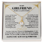 To My Girlfriend Necklace - Soulmate Jewelry Gift for Valentine’s Day, Birthday - Alluring Beauty Necklace
