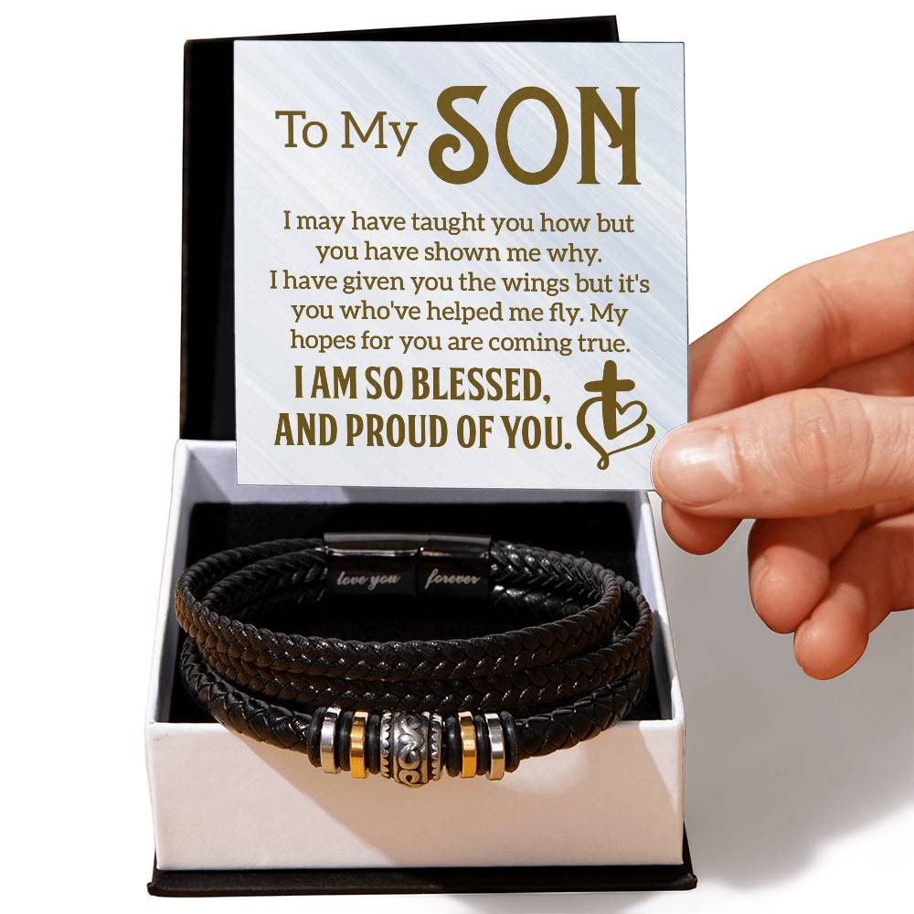 Gift for Son – Birthday, Christmas Jewelry – Love You Forever Bracelet