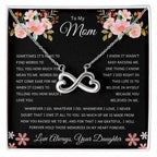 Mom Gift from Daughter - Thank you for believing in me - Endless Love Necklace