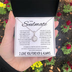 To My Soulmate Necklace - Unique Soulmate Gift for Her for Birthdays & Surprise Moments - Eternal Hope Necklace