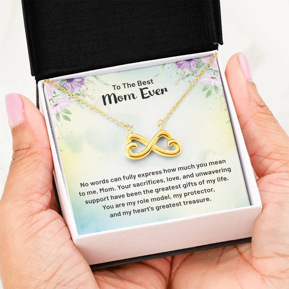 To The Best Mom Ever - You're My Role Model - Endless Love Necklace - Special Gifts For Mom