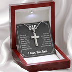 Dad - You are a man like no other - Present for Dad - Artisan Cross Necklace